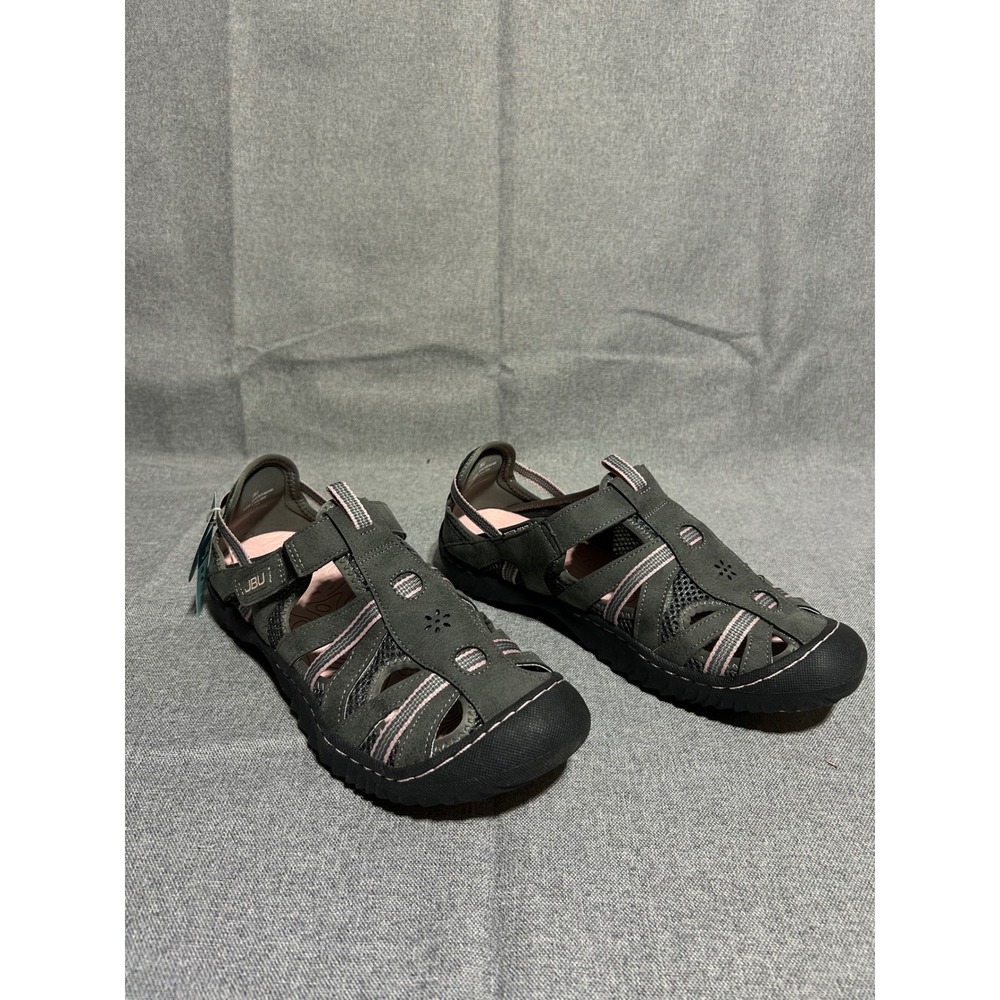 JBU Jambu Women 10W Gray Pink Mesh Water Ready Sandal‎ B3RGL50W